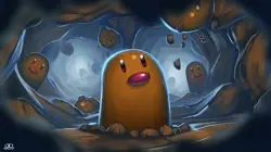 Pokemon anime spareribs pok mon diglett fanart wallpaper Pad Gaming Mat Desk - Image 1