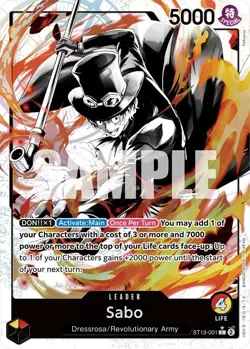 Sabo (001) (Parallel) - ST13-001 - Ultra Deck: The Three Brothers - Leader - ... - Image 1