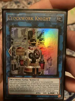 Yugioh 1x Clockwork Knight Supreme Darkness 1st Ed Ultra Rare NM SUDA - Image 1
