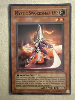Mystic Swordsman LV2 SD5-EN013 Structure Deck: Warrior's Triumph 1st Edition - Image 1