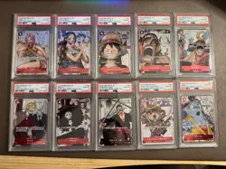 PSA 10 One Piece Card Game 25th Anniversary Sequential Set Collection Japanese - Image 1