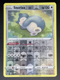 Snorlax 131/185 Reverse Holo SWSH04: Vivid Voltage Pokemon Card TCG - Image 1