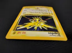 Pokemon Card Unlimited Edition Holo Rare Base Set 1999 Zapdos 16/102 LP - Image 3