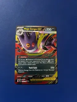 Pokemon Mega Gengar ex 056/094 Phantasmal Flames Double Rare Holo NM English - Image 1