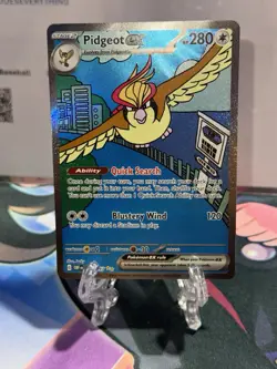 Pokemon Pidgeot ex 225/197 SV03: Obsidian Flames Holo LP - Image 1