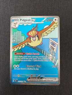 Pokemon - Pidgeot ex 225/197 SV03: Obsidian Flames Holo - NM - Image 1