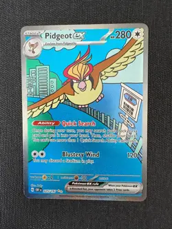 Pokemon - Pidgeot ex 225/197 SV03: Obsidian Flames Holo - NM - Image 5