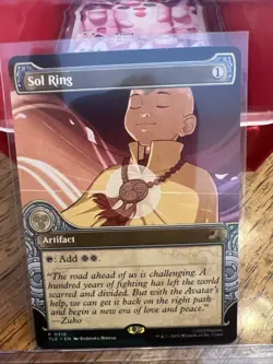 Sol Ring (Showcase) Avatar: The Last Airbender: Eternal-Legal Regular MTG Promo - Image 1