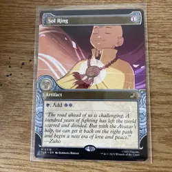 Sol Ring (Showcase) Avatar: The Last Airbender: Eternal-Legal Regular, Mtg - Image 1