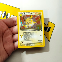 Pokemon Dark Raichu Team Rocket Set 83/82 Holo Rare WOTC Vintage - NM - Image 3