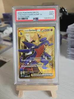 Cynthia's Garchomp ex 241/182 Sv10: Destined Rivals Holo Mint PSA 9 - Image 1