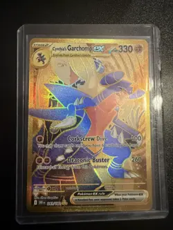 Cynthia's Garchomp EX 241/182 Sv10: Destined Rivals Holo Gold Hyper - Image 1