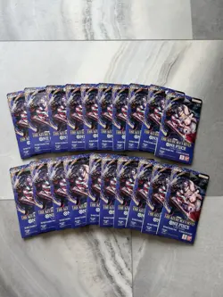 One Piece TCG The Azure Sea’s Seven Op-14 Sleeved Booster Pack Lot of 20! - Image 1