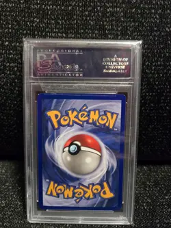 PSA 9 Mint Pokemon 1999 Unlimited Holo Venomoth Jungle No Symbol Error #13 Rare! - Image 2