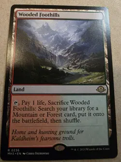 Wooded Foothills - Modern Horizons 3 Regular - Mtg - Image 1