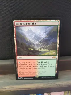 MTG: Wooded Foothills Cards Regular Modern Horizons 3 0236- NM - Image 1