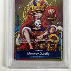 2024 One Piece Promo Convention Exclusive Foil P-043 P Monkey D. Luffy PSA 10 EN - Image 3
