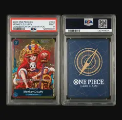 2024 One Piece Promo Convention Exclusive Foil P-043 P Monkey D. Luffy PSA 10 EN - Image 3