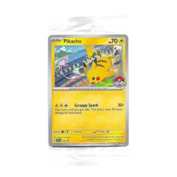 Pokemon TCG Pikachu SVP190 Black Star Promo - World Championships 2024 - Sealed - Image 1
