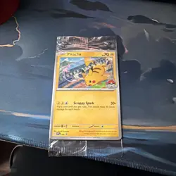 Pokemon TCG Pikachu SVP 190 Black Star 2024 World Championship Promo Card SEALED - Image 1