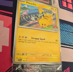 Pikachu SVP EN 190 - 2024 World Championships Sealed Promo Pokemon TCG Card - Image 3