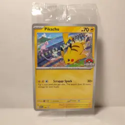 Pokemon TCG Pikachu SVP190 World Championships 2024 Black Star Promo - Image 1