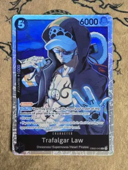 One Piece Card Game Trafalgar Law EB02-045 Super Rare NM English - Image 1