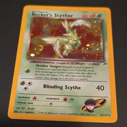 Rocket's Scyther (13/132) 2000 - Gym Heroes Holo Unlimited - TCG Pokemon Card - Image 1
