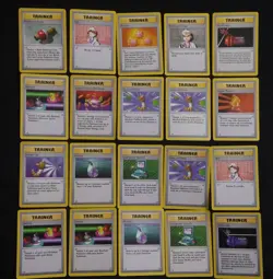 Lot of 20 Vintage 1999 Pokemon TCG Shadowless Trainer Cards - Image 1