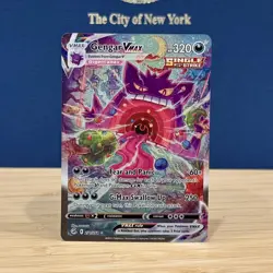 Gengar VMAX 271/264 Secret Rare Alternate Art Holo Fusion Strike Pokemon Card - Image 1