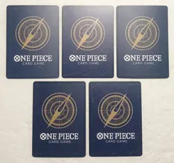 Lot of 5 Japanese ONE PIECE Cardgame Super Rare Card Set TCG - Image 2