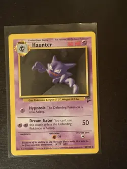 Haunter 43/130 - Base Set 2 - Pokemon Card - Non Holo - NM - Image 1