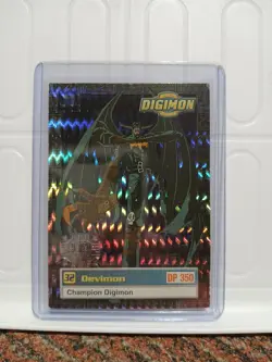 Digimon Animated Series 1999 Trading Card Bandai Holo Prism Devimon #30 Preview - Image 1