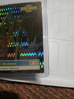 Digimon Animated Series 1999 Trading Card Bandai Holo Prism Devimon #30 Preview - Image 2