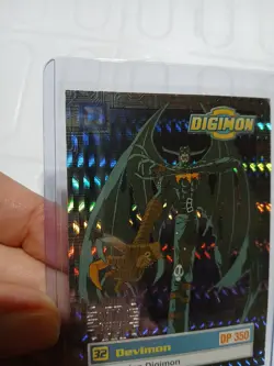 Digimon Animated Series 1999 Trading Card Bandai Holo Prism Devimon #30 Preview - Image 4