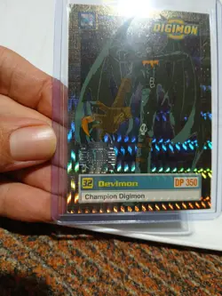 Digimon Animated Series 1999 Trading Card Bandai Holo Prism Devimon #30 Preview - Image 5