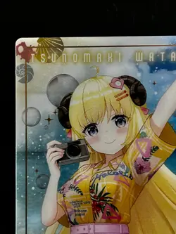 Tsunomaki Watame Hololive Wafer Card Japanese Collection Bandai VTuber JAPAN A - Image 3