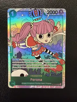 One Piece Card Game Perona OP12-034 SR Art English Edition - Image 1