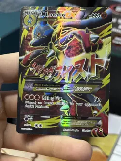 M Lucario EX 55a/111 XY Furious Fists ALT ART Holo Rare Pokemon Card TCG - Image 3