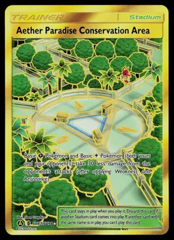 Pokemon Card - Aether Paradise Conservation Area Hidden Fates SV87/SV94 Full Art - Image 1