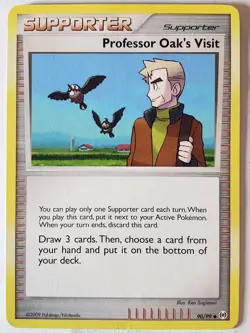 Professor Oaks Visit 90/99 PL / LP - Arceus Pokemon Card - $2 Combined Shipping - Image 1