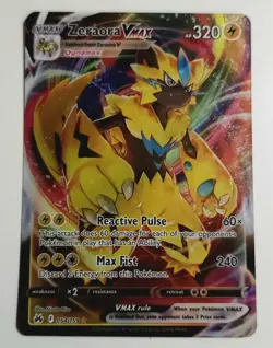 ZERAORA VMAX - #054/159 - Pokemon TCG Crown Zenith Full Art Ultra Rare Card NM - Image 1