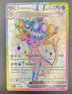 Espeon ex SVP175 Sv: Scarlet & Violet Promo Cards Holo - Image 1