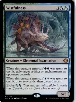 Wistfulness Lorwyn Eclipsed Regular NM M 0252 - Image 1