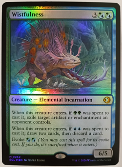 Foil Wistfulness [Lorwyn Eclipsed] MTG - Image 1