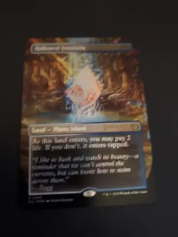 Hallowed Fountain (Borderless) (Foil) 0347 (R) MTG Lorwyn Eclipsed (ECL) NM - Image 1