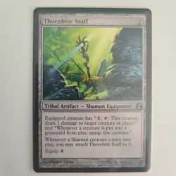 MTG - Thornbite Staff - Morningtide (MOR) #145 - Magic the Gathering - LP - Image 2