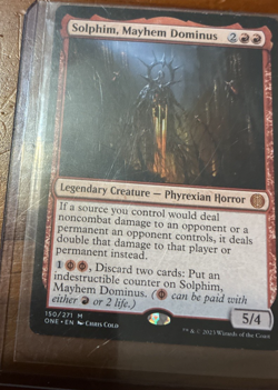 Pack Fresh Solphim, Mayhem Dominus Phyrexia: All Will Be One Regular Super dope - Image 1