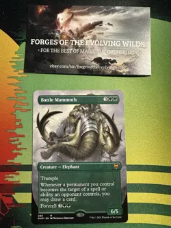 Battle Mammoth Borderless Kaldheim KHM - Image 1