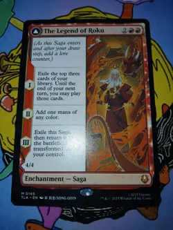 The Legend of Roku MTG Magic the Gathering M Avatar: The Last Airbender 145 NM - Image 1